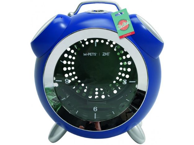 M-Pets Sıxtıes Clock Taşıma Çantası Blue 40X44X26Cm resmi