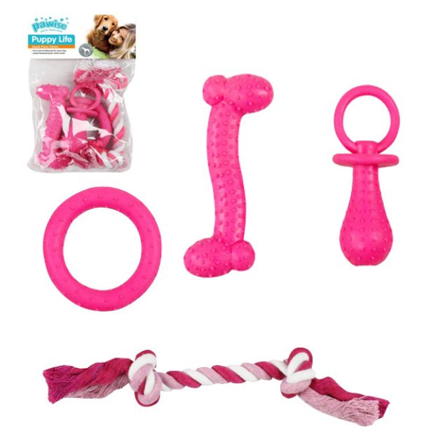 Picture of Pawise Puppy Life Oyuncak Seti Pembe