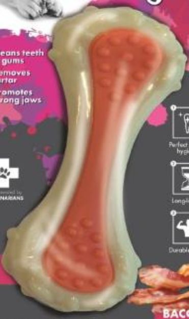 M-Pets Chewbo Choppy Dental Et Aromalı Köpek Oyuncağı (M) resmi