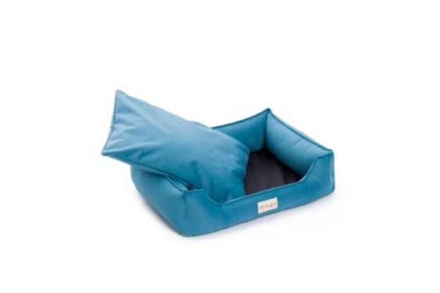 Pet Comfort Delta Leo Mavi Köpek Yatağı L 80x105cm resmi