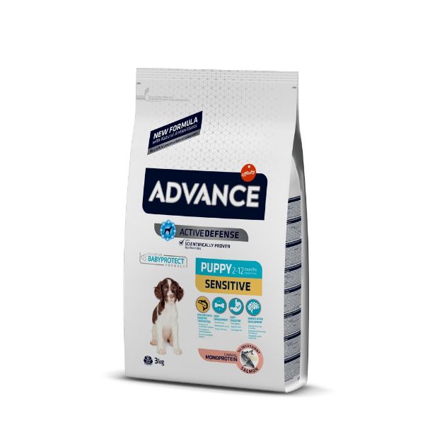 Picture of Advance Puppy Sensitive Somonlu Yavru Köpek Maması 3 Kg