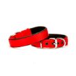 Picture of Doggie Dokuma Softlu Sade Köpek Boyun Tasması Kırmızı  DSBT-2510 L
