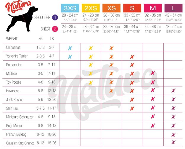 Picture of Natura Air Net Bel Tasması 2XS Neon Pembe