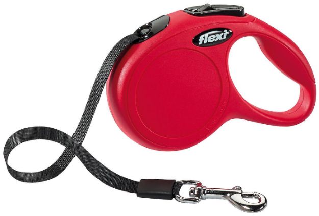 Picture of Flexi New Classic Otomatik Şerit Gezdirme Kayışı 8m (Kırmızı) [L]