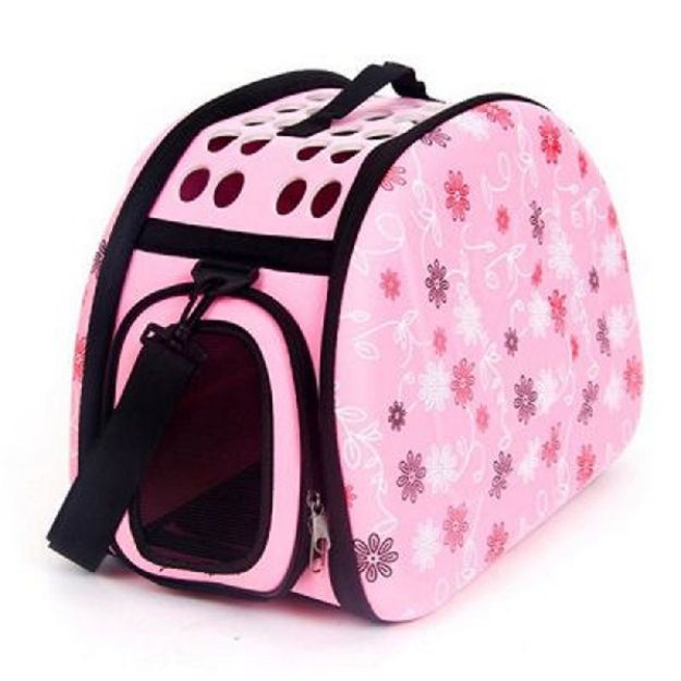 Kedi Köpek Taşıma Çantası 44 cm x 36 cm x 27 cm Pembe resmi