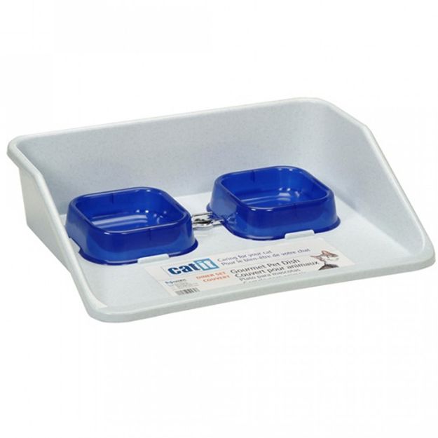 Picture of Hagen Catit Kedi Mama ve Su Kabı Seti 2x0,25 lt