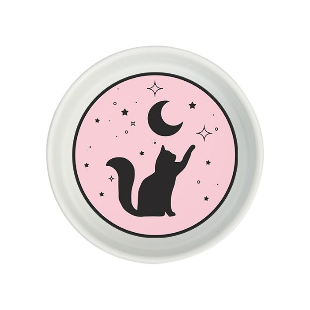 Picture of Natura Seramik Mama Kabı Moon Cat 250 ml 13 cm