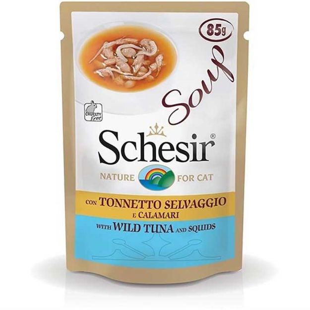 Picture of Schesir Ton Balıklı Kalamarlı Kedi Çorbası 85 Gr