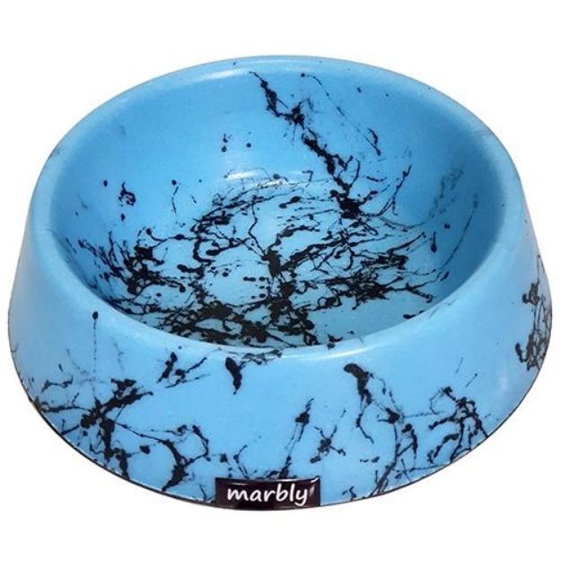 Picture of Marbly Blue Horizon 08oz mama ve su kabı