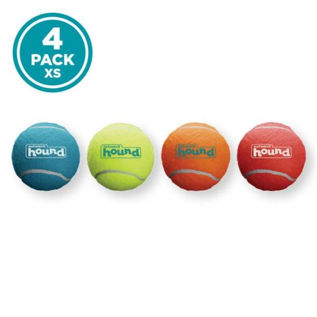 Petstages Squeaker Ballz Squeaky Tenis Topları, X-Small-68000 resmi