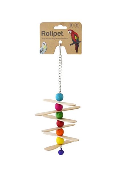 Picture of Rotipet Fırfırlı Sarkaç Kuş Oyuncağı Rtp508