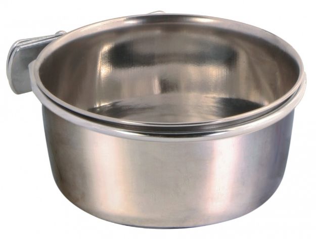 Picture of Trixie Askılı Paslanmaz Papağan Yem Kabı 300 ml 9 cm