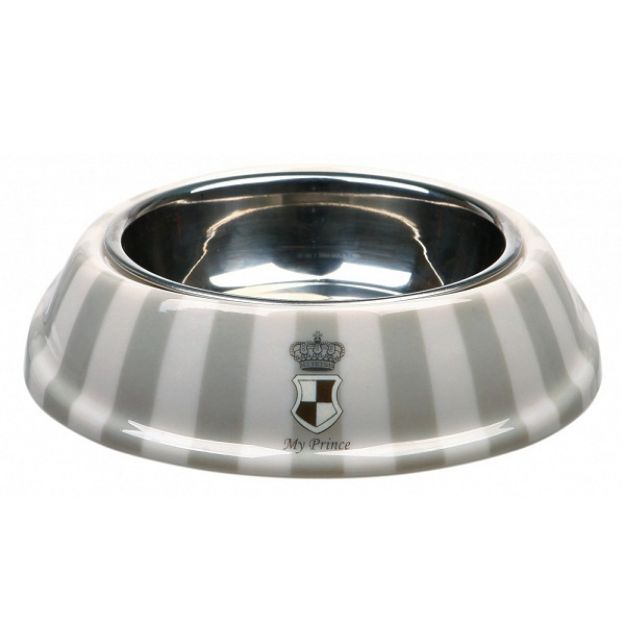 Picture of Trixie Porselen Dış Çelik İçli Köpek Mama ve Su Kabı 0,15 lt 14 cm