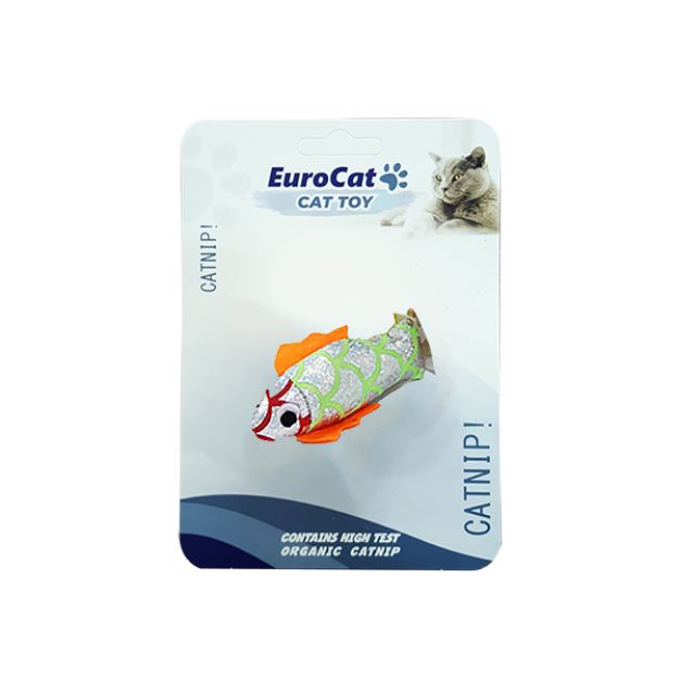 Picture of Eurocat Catnipli Kedi Oyuncağı Yaldızlı Balık