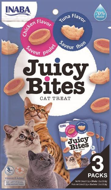 Picture of Inaba Juicy Bites Tavuklu ve Tuna Balıklı Kedi Ödül Maması 