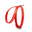 Doggie Kristal Taşlı Flotter Yavru Köpek Göğüs Tasması Kırmızı YGT-51 XXS resmi