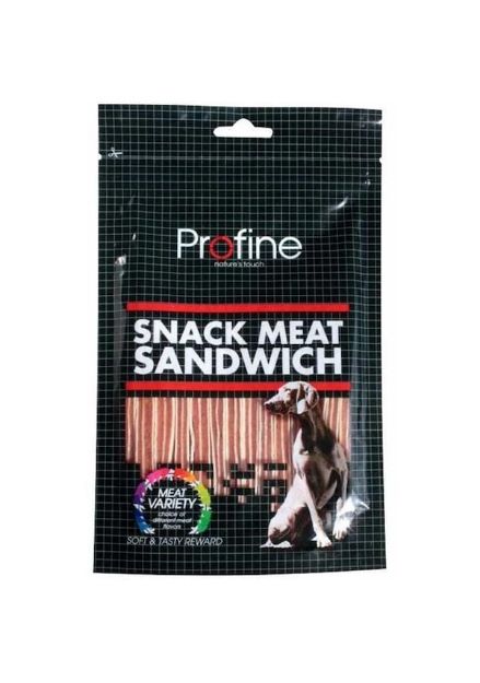 Picture of Profine Snack Meat Sandwich Tavuklu ve Balıklı Köpek Ödülü 80 Gr