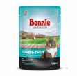 Bonnie Somonlu Alabalıklı Pouch Jelly Kedi Konserve 100 Gr resmi