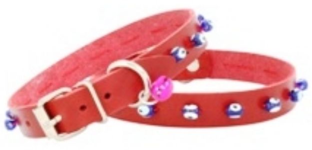 Doggie Boncuklu Kedi ve Yavru Köpek Boyun Tasması 1,0x23 cm BKT-10 resmi