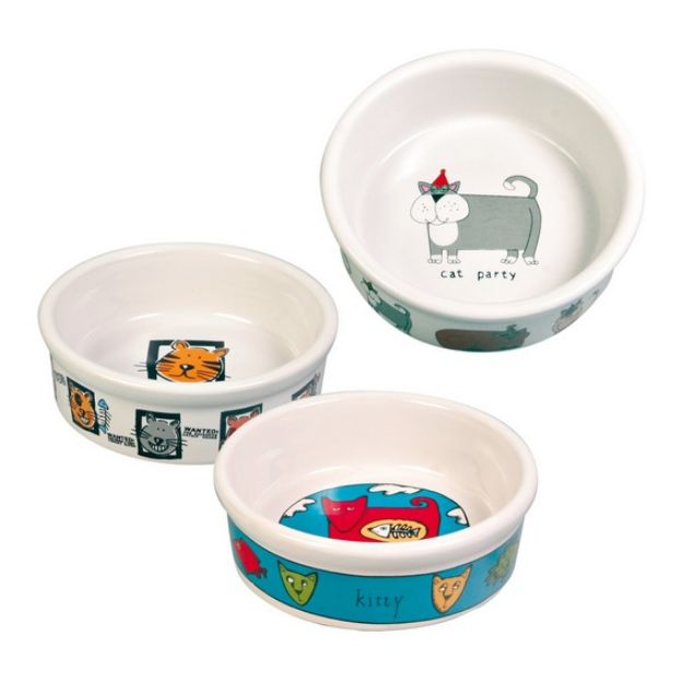 Picture of Trixie Seramik Kedi Mama ve Su Kabı 0,2 lt 11 cm