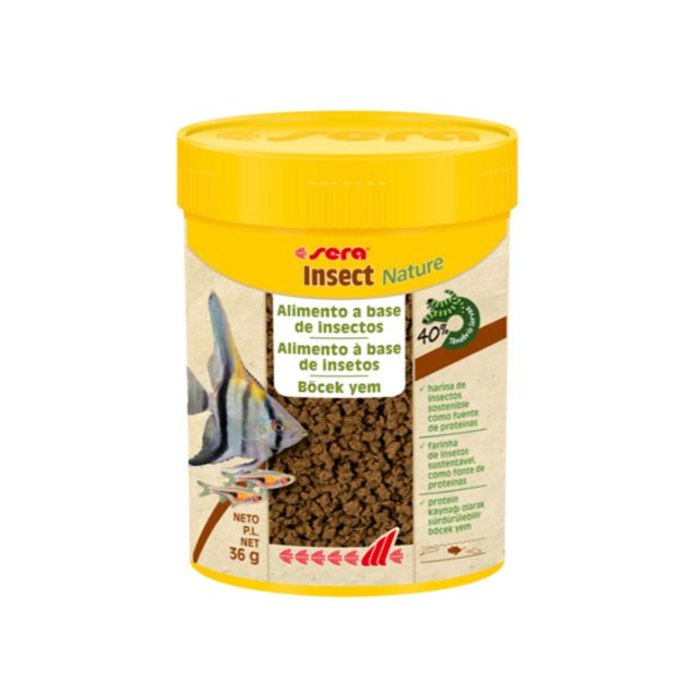Picture of Sera Insect Nature Tropikal Balıklar İçin Böcek Yem 1,5 Mm 100 Ml 36 Gr