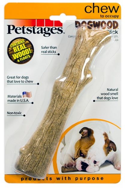 Petstages Durable Stick Köpek için Doğal Ağaç Kemirme Çubuğu Medium resmi