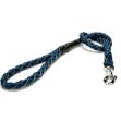 Doggie Örgülü Eğitimci Köpek Gezdirme Kayışı Mavi OGT-20 resmi