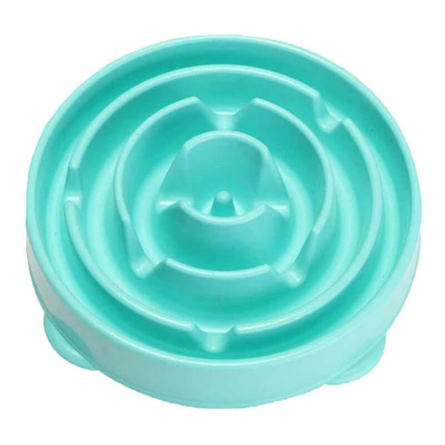 Picture of Pawise Köpekler için Labirent Yavaş Beslenme Mama Kabı 27cm Turkuaz 1500ml