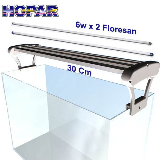 Picture of Hopar T5 Low Outpu Deniz Akvaryumu Aydınlatma Kapağı 6 watt x 2 adet 30 cm