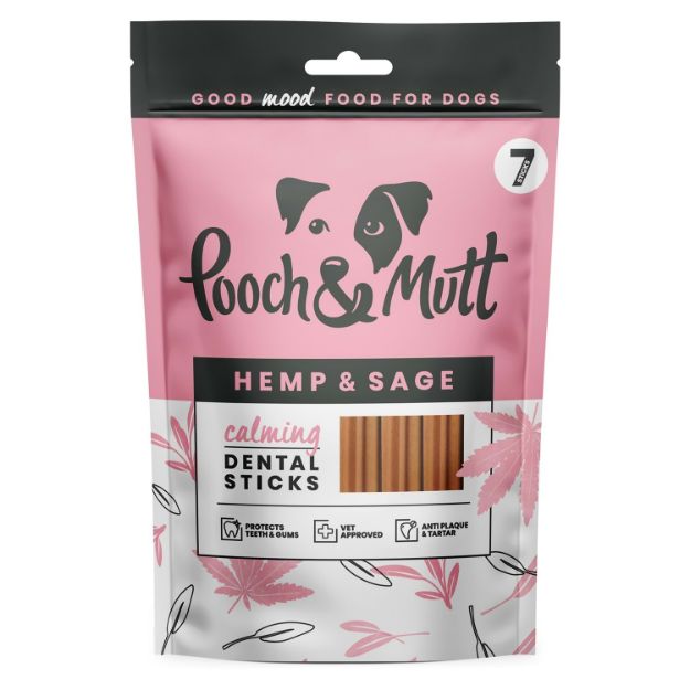Picture of Pooch&Mutt Sakinleştiri Dental Stick Kenevir Ve Adaçaylı Köpek Ödülü 7Li