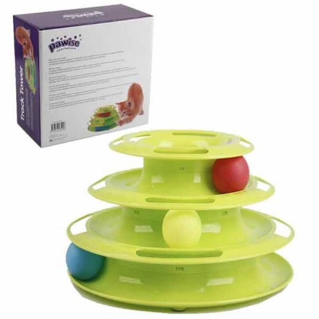Picture of Pawise 3 Katlı Plastik Kedi Oyuncak 