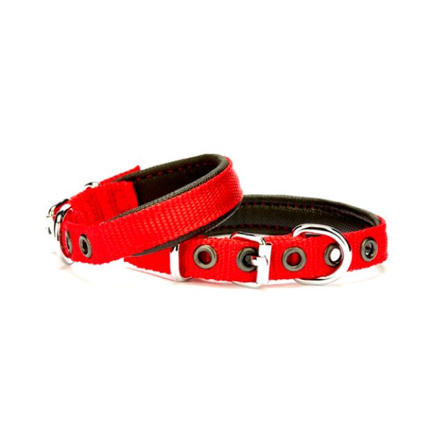 Picture of Doggie Konfor Dokuma Boyun Tasması Kırmızı 1,5x20-25cm Dsbt1510sred