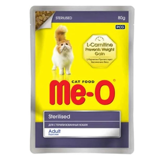 Picture of Me-O Sterilised Tavuklu Kısırlaştırılmış Kedi Konservesi 80 Gr