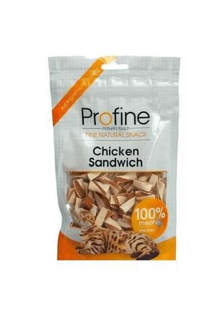 Profine Chicken Sandwich Tavuklu Kedi Ödülü 80 Gr resmi