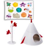 Picture of Ferplast Cricetti 9 Space Uzay Temalı Kemirgen Kafesi 46 x 29,5 x 23 cm