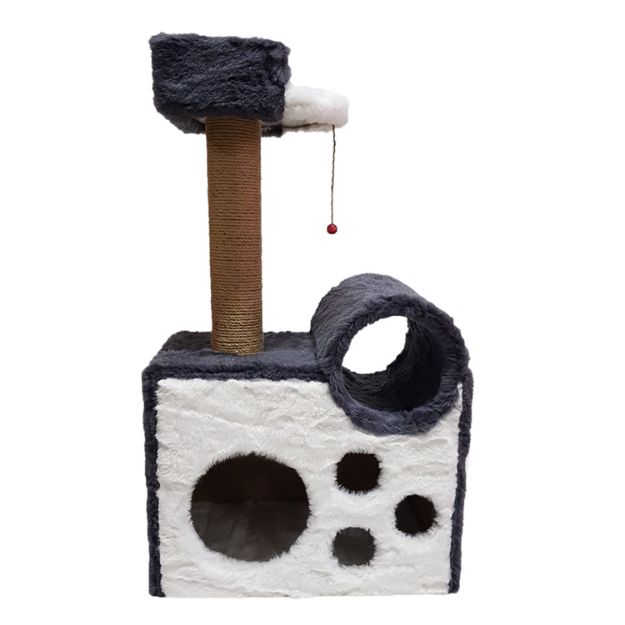 Picture of Cathause Tünelli Yataklı Yuva Tırmalama 90 Cm Gri