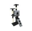 Natura Kedi Tırmalama Evi Miss Cat Gri 55 x 45 x 130 Cm resmi
