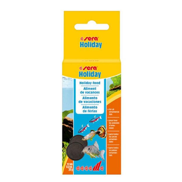 Picture of Sera Holiday 10 Tablet Kutu 24 gr Balık Yemi