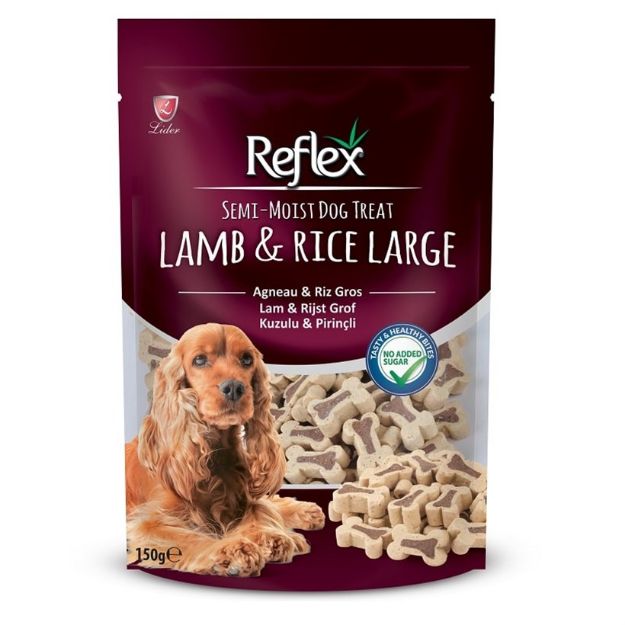 Picture of Reflex Semi-Moist Large Bones Kuzulu Köpek Ödül Maması 150 Gr