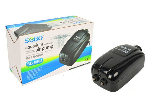 Picture of sobo SB-8804 Çift Çıkışlı Akvaryum Hava Motoru
