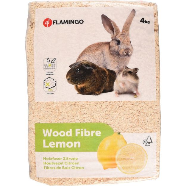 Picture of Flamingo Kemirgenler İçin Lİmon Kokulu Talaş 4 Kg