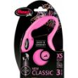 Picture of Flexi New Classic İpli XSmall Otomatik Gezdirme 3 Mtr Pembe