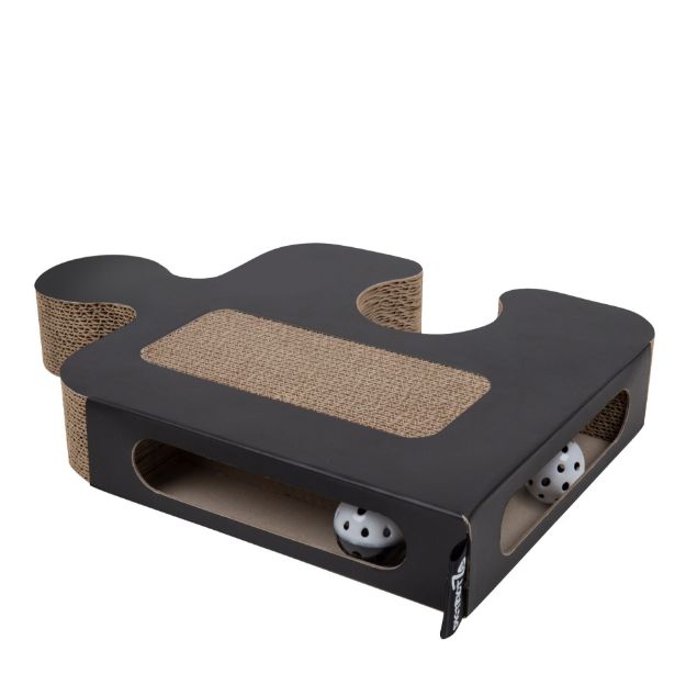 Puzzle Black Cardboard resmi