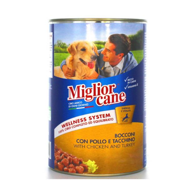 Picture of Miglior Cane Tavuklu ve Hindili Katkısız Köpek Konserve Maması 405 gr