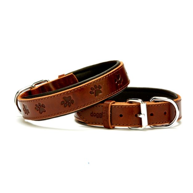 Konfor Deri Pati Desenli Boyun Tasması Kahve 4x57-65cm Sbt4036lbrown resmi