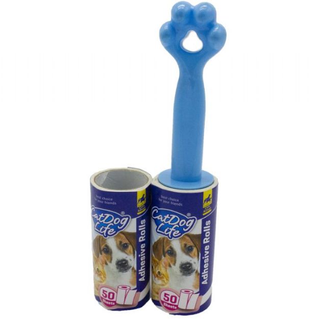 CatDog Life Tüy Toplama Rulosu 50 Yaprak + Yedek Rulo resmi