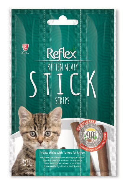 Picture of Reflex Stick Hindili Yavru Kedi Ödül Çubukları 15 Gr