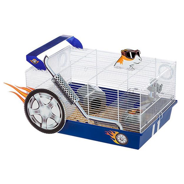 Picture of Ferplast Dragster Yarış Arabası Temalı Hamster Kafesi 50x35x25 Cm