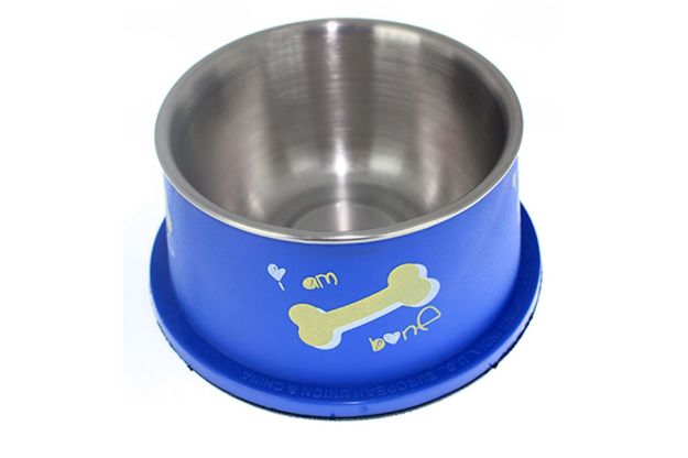 Picture of Zampa Mavi Desenli Cocker Mama ve Su Kabı 800ml
