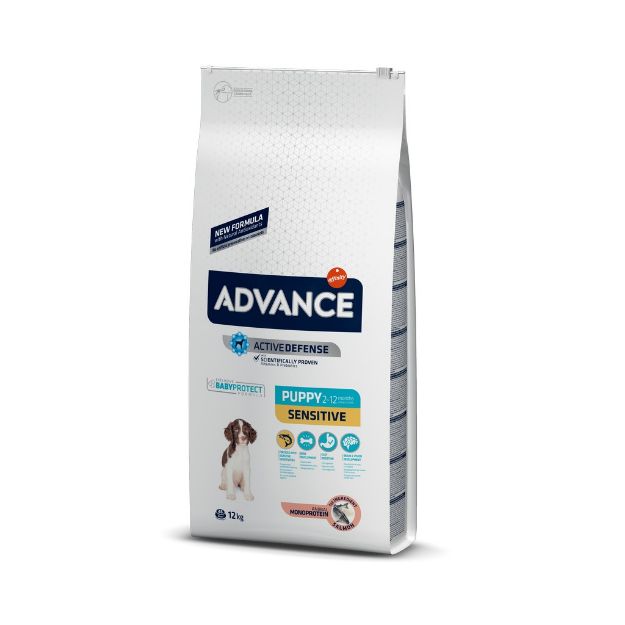 Picture of Advance Puppy Sensitive Somonlu Yavru Köpek Maması 12 Kg
